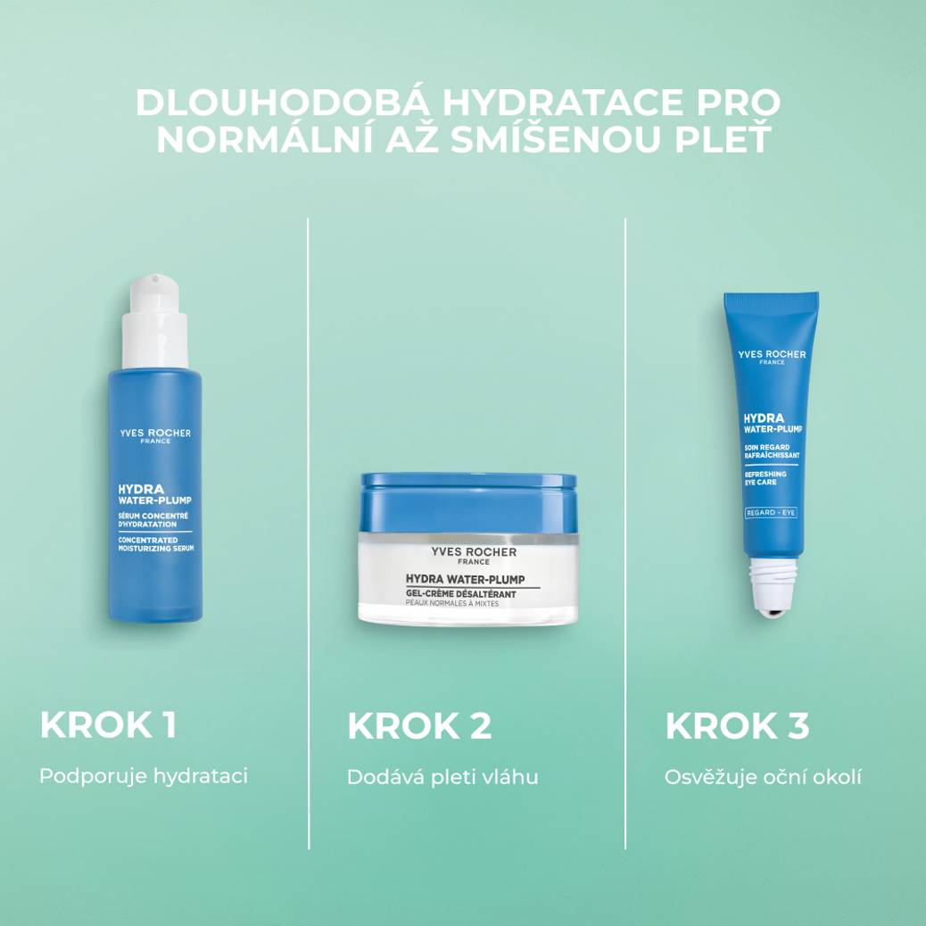 Hydratační gelový krém pro normální až smíšenou pleť