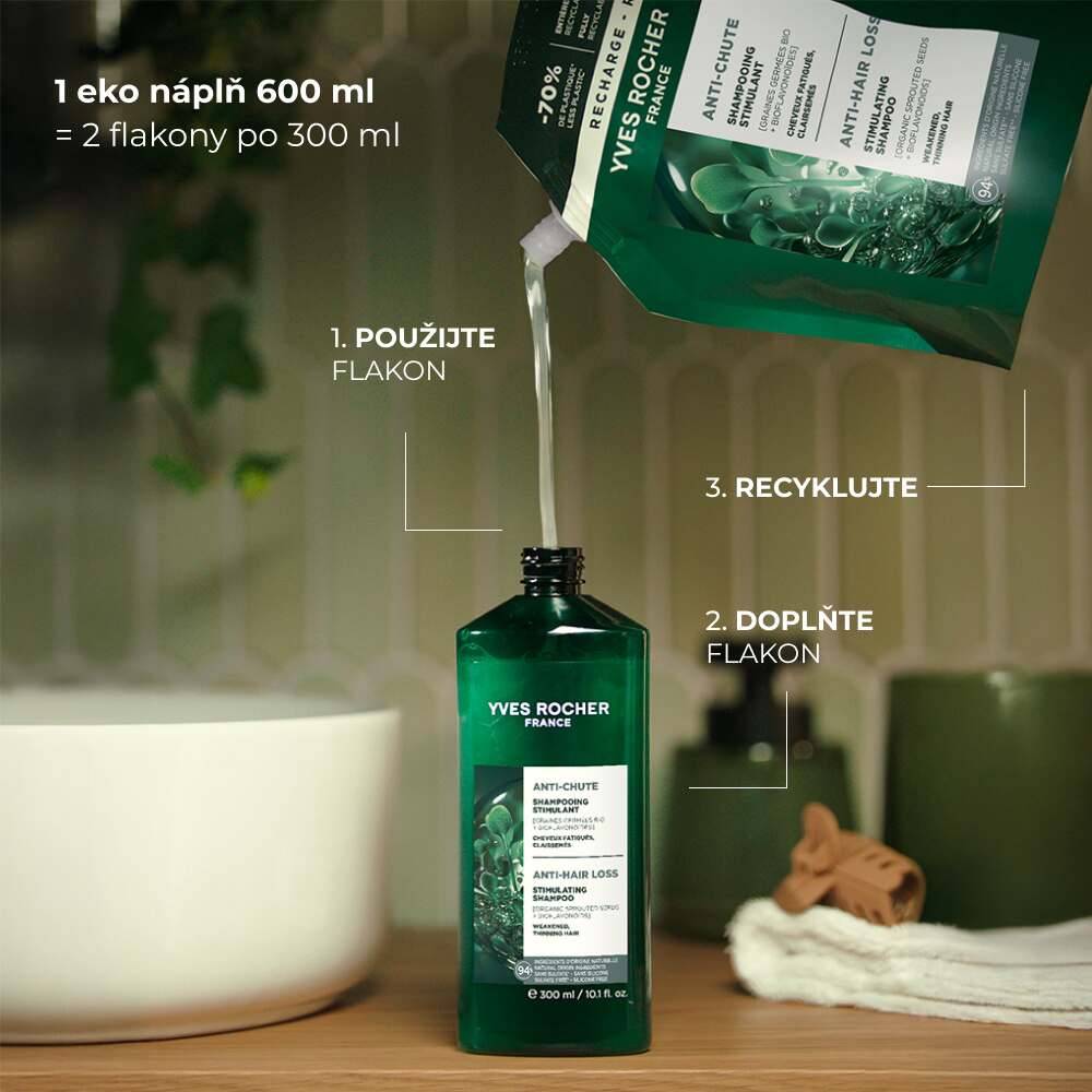 Šampon na podporu růstu vlasů - náhradní náplň